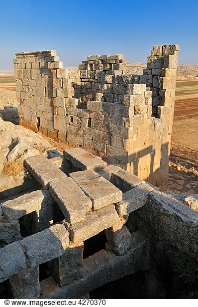 ruin of the byzantine monastery of Breigh  Dead Cities  Syria  Middle East  West Asia