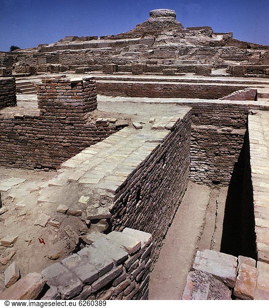 Ruine  Ansicht  UNESCO-Welterbe  Asien  Pakistan