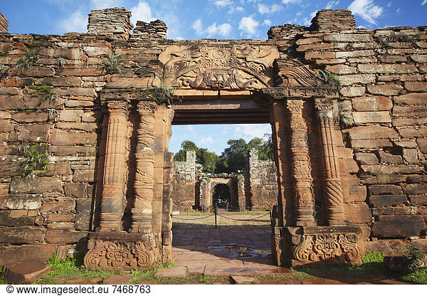 Ruine  Aufgabe  UNESCO-Welterbe  Argentinien  Südamerika