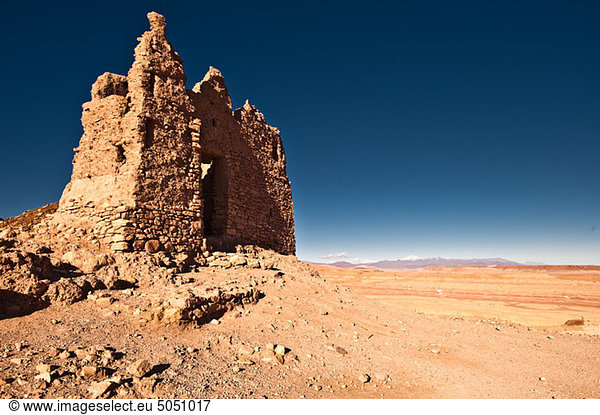 Ruine Getreidelager  Ait-Ben-Haddou  Marokko  Nordafrika