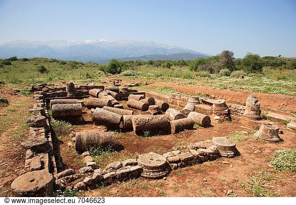 Ruine  Kreta  Griechenland  römisch  Villa