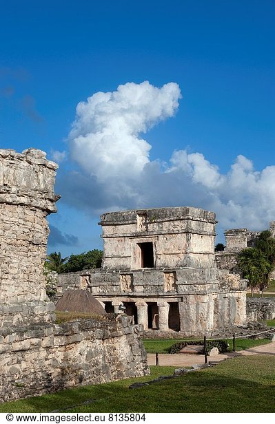 Ruine  Mexiko  Maya  Riviera Maya  Tulum  Halbinsel Yucatan