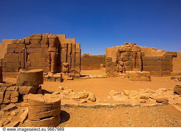 Ruine Mittelpunkt Sudan