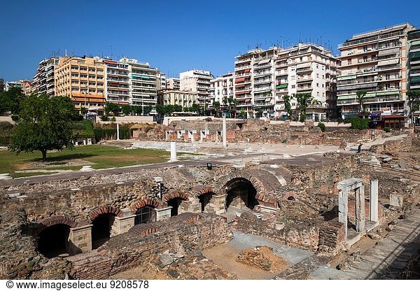 Ruine Thessaloniki Griechenland römisch