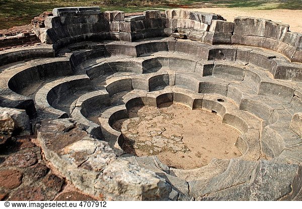 Ruined structure   World Heritage site   ancient city of Polonnaruwa   Sri Lanka
