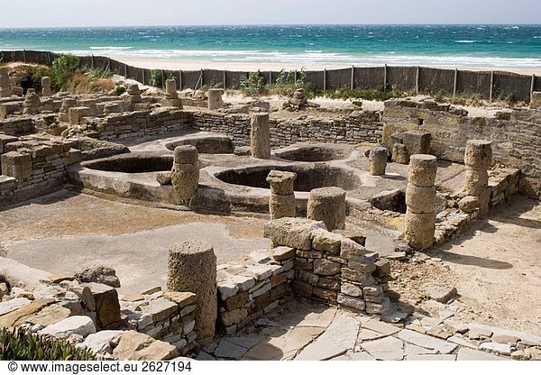Ruinen der alten römischen Stadt von Baelo Claudia,  Tarifa. Cádiz,  Andalusien,  Spanien
