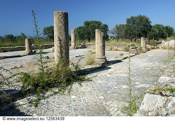 Ruinen der Basilika von Ayia Trias  Famagusta  Nordzypern.