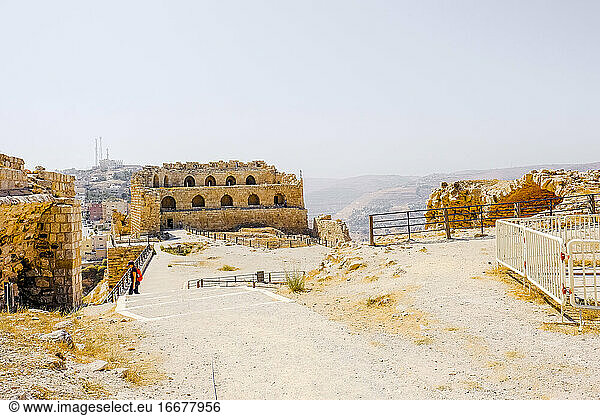 Ruinen der Burg Kerak  Jordanien