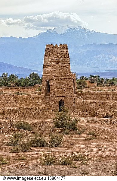 Ruinen der Karawanserei Shafiabad  Provinz Kerman  Iran  Asien