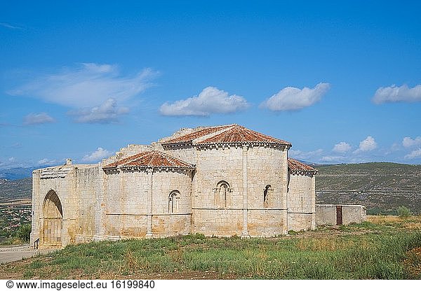 Ruinen der Kirche Santa Maria de la Varga. Uceda  Provinz Guadalajara  Kastilien-La Mancha  Spanien.