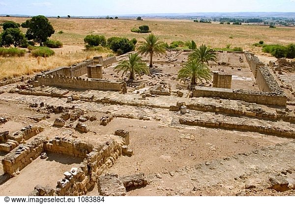 Ruinen der Medina Azahara  Palast Kalif Abd ar-Rahman III. Provinz Córdoba. Andalusien  Spanien