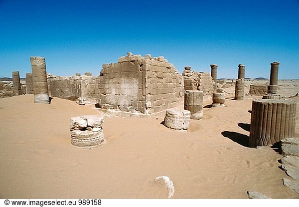 Ruinen der Tempel  Königreich von Meroe. Musawwarat es Sofra  Sudan