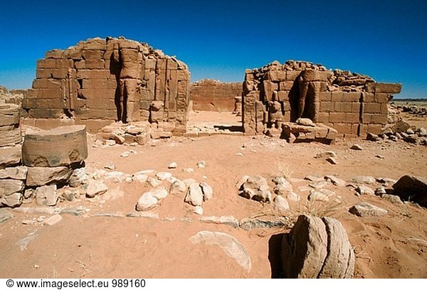 Ruinen der Tempel  Königreich von Meroe. Musawwarat es Sofra  Sudan