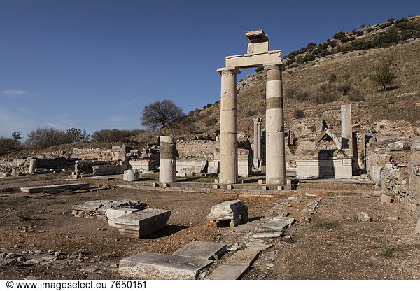 Ruinen des antiken Ephesos  Ephesus  Selcuk  Türkei