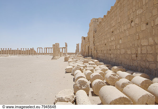 Ruinen des Baal-Tempels in der antiken Stadt Palmyra