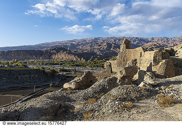 Ruinen von Shahr-e Gholghola (Stadt der Schreie)  Bamyan  Afghanistan  Asien
