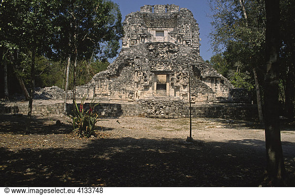 Ruinenstädte  Chicanna  Mexiko  Nordamerika
