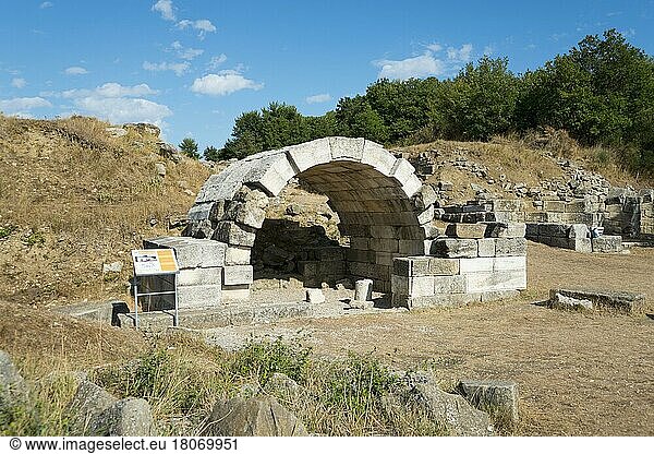 Ruinenstätte Apollonia  Fier  Albanien  Europa