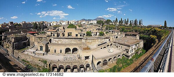 Ruinenstadt Herculaneum  Kampanien  Italien  Europa
