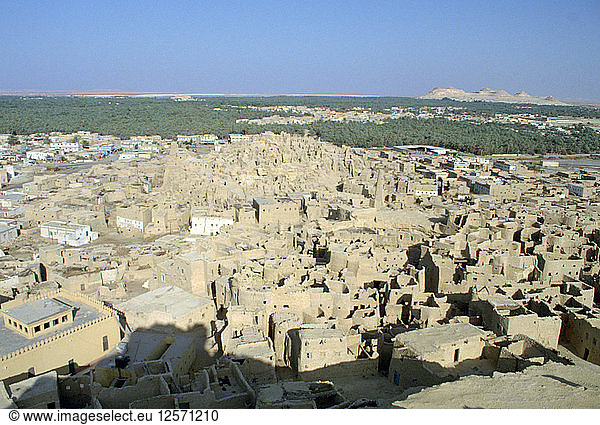 Ruinierte Zitadelle  Siwa  Ägypten  1992.