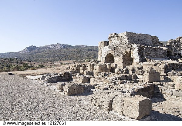 Ruins and museum of a Roman city  Baelo Claudia  Cadiz  Spain