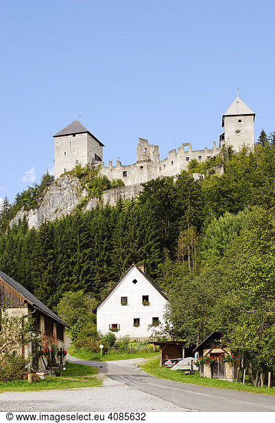 Ruins of castle Gallenstein district of Liezen Styria Austria