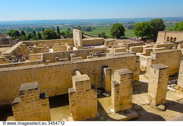 Ruins of Medina Azahara  palace-city built by caliph Abd al-Rahman III. Cordoba province  Andalusia  Spain