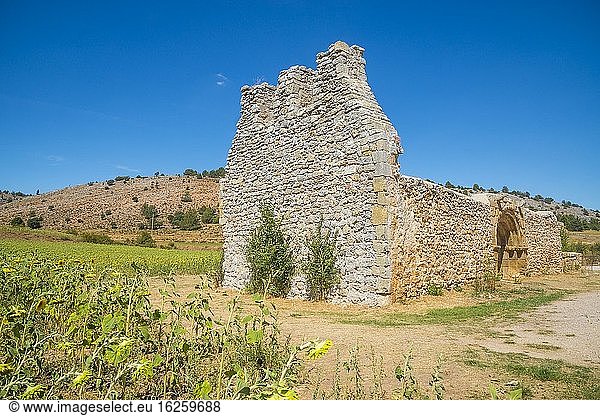 Ruins of San Juan Bautista church. Calata?azor  Soria province  Castilla Leon  Spain.