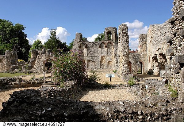 Ruins of Wolvesey Castle Winchester