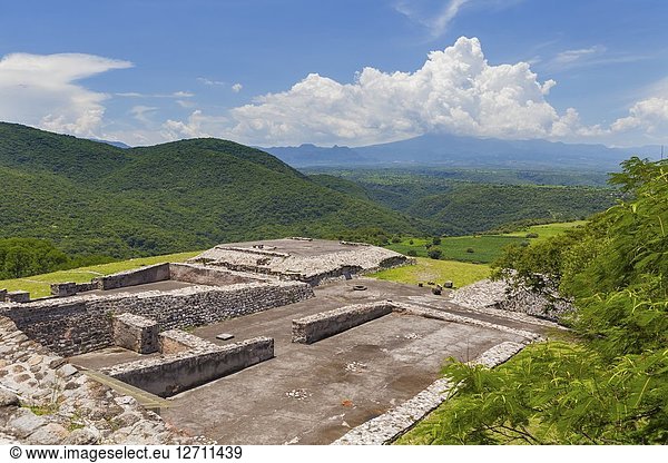 Ruins of Xochicalco  Morelos state  Mexico.