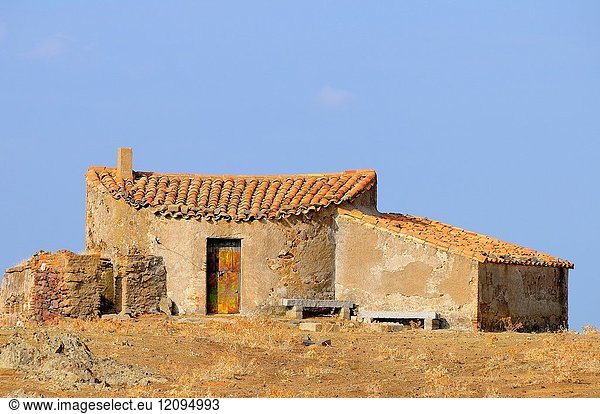 Rural architecture. La Serena. Cabeza del buey. Badajoz province. Extremadura. Spain