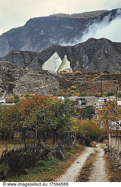 Russia  Dagestan  Secluded mountain village in North Caucasus