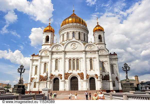 Russia  Moscow  Cathedral of Christ the Saviour