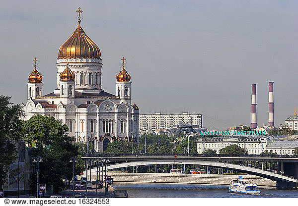 Russland  Moskau  Christ-Erlöser-Kathedrale