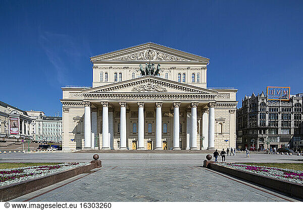 Russland  Zentralrussland  Moskau  Theaterplatz  Bolschoi-Theater
