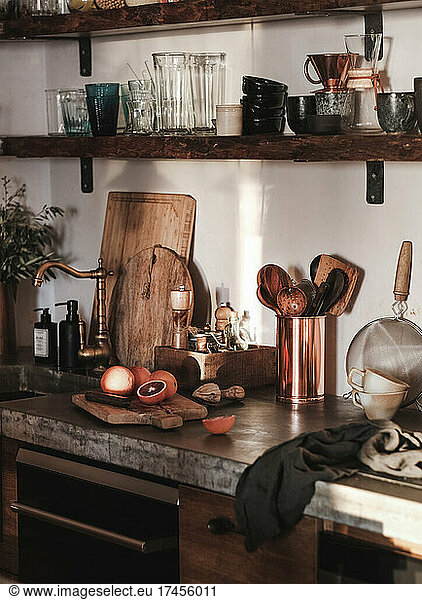 Rustic Mediterranean styled kitchen look