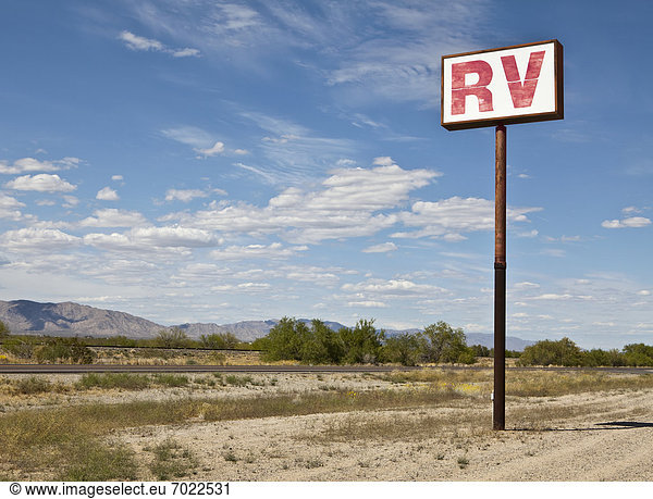 RV Parking in the Desert