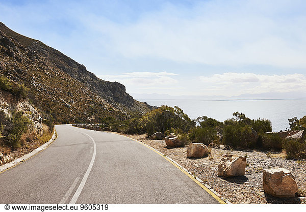 Südliches Afrika Südafrika Berg Fernverkehrsstraße Bucht