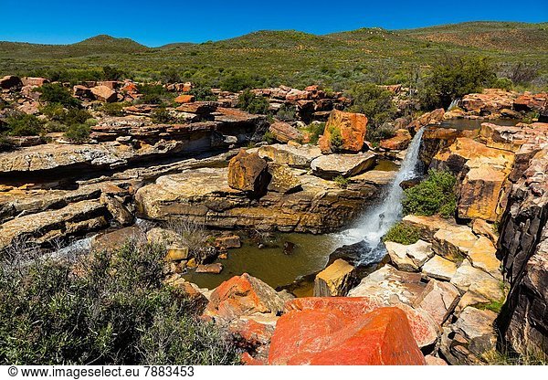 Südliches Afrika  Südafrika  Wasserfall  Afrika  Namaqualand