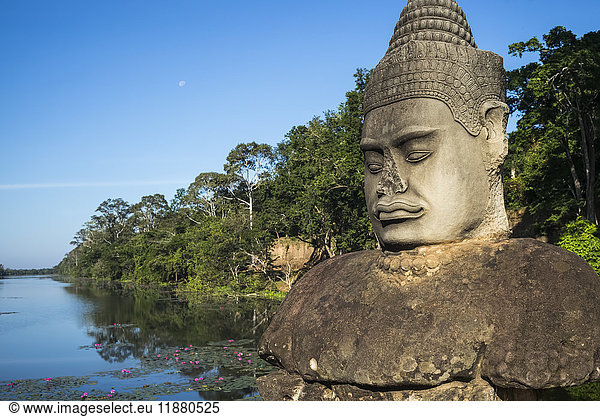 Südtor  Angkor Thom; Krong Siem Reap  Provinz Siem Reap  Kambodscha'.