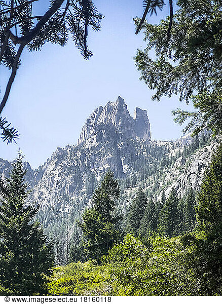 Sägezahngipfel in den Sawtooth Mountains