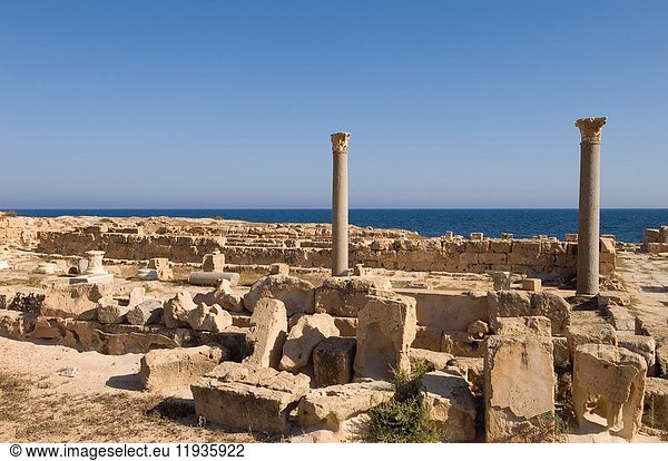 Sabratha Roman site  Tripolitania  Libya.