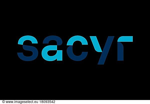 Sacyr  Logo  Black background