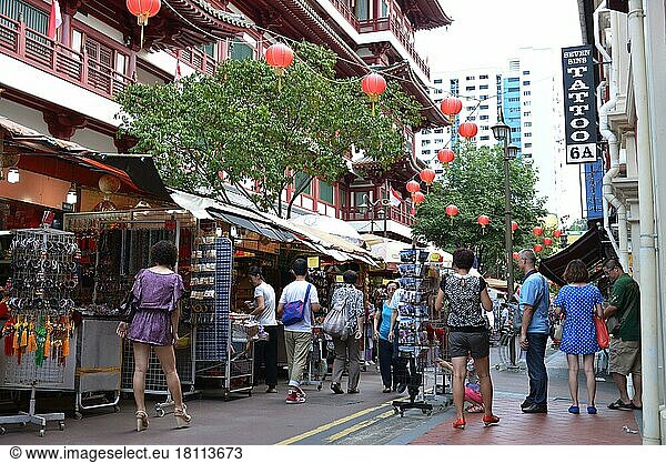 Sago Street  Chinatown  Singapur  Asien