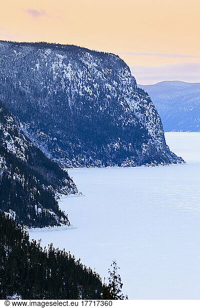 Saguenay Fjord In Parc National Du Fjord-Du-Saguenay; Saguenay Lac-Saint-Jean Quebec Canada