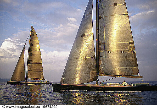 Sailboat racing  St. Tropez