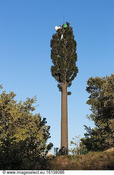 Saint Didier,  Phone relay mast,  Provence,  France