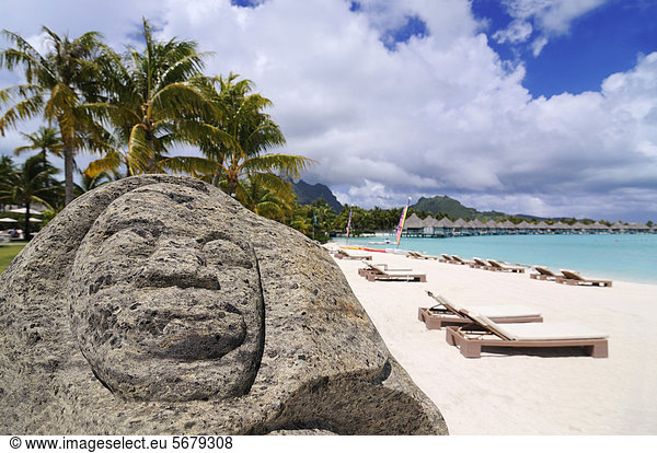 Saint Regis Bora Bora Resort  Bora Bora  Inseln unter dem Wind  Französisch-Polynesien  Gesellschaftsinseln  Pazifischer Ozean