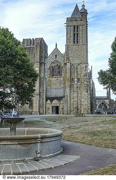 Saint-Samson Gothic Cathedral  Dol-de-Bretagne  Ille-et-Vilaine department  Bretagne Breizh region  France  Europe