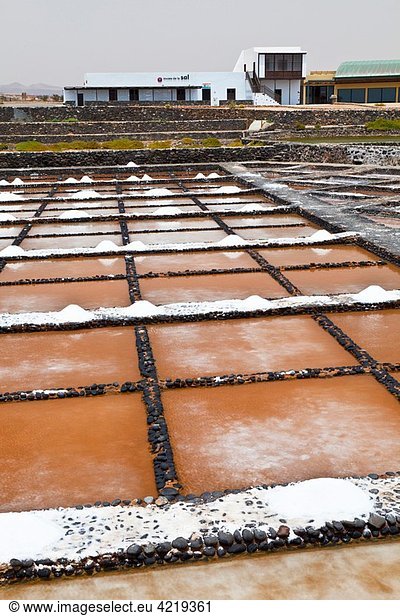 Salinas Museo de la Sal Pueblo Las Salinas del Carmen Isla Fuerteventura Provincia Las Palmas Islas Canarias España